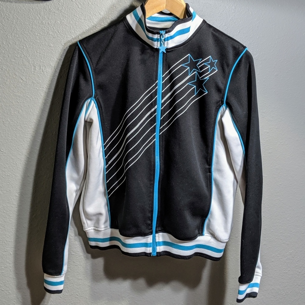 Women's track style zip up jacket